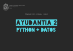 PYTHON + datos