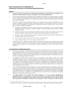 Información financiera en economías hiperinflacionarias