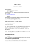 CV. de Dr. Mario Navarro - Facultad de Humanidades, Ciencias