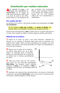 Orientación por medios naturales