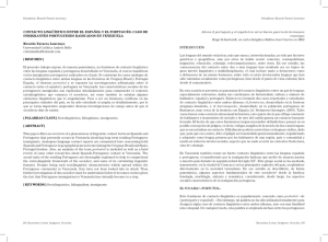 CONTACTO LING&Uuml;&Iacute;STICO ENTRE EL ESPA&Ntilde;OL Y EL PORTUGU&Eacute;S