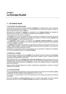 La Europa feudal - LOSCONQUISTADORESDEHISTORIAS