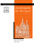 El Boletín Oficial del Arzobispado de Burgos de este mes de junio