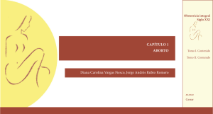 capítulo 1 aBoRto Diana Carolina Vargas Fiesco, Jorge Andrés