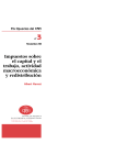 Impuestos sobre el capital y el trabajo, actividad macroeconómica y