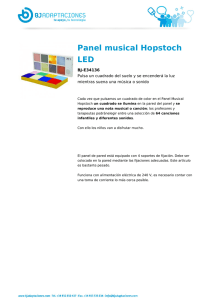 Panel musical Hopstoch LED