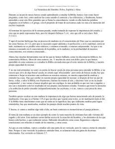 Word Pro - 20040606 La Naturaleza del Hombre Polvo, Espiritu y