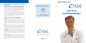 ¿Qué es un otorrinolaringólogo?