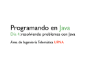Día 4: resolviendo problemas con Java
