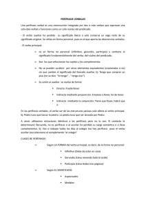 Perífrasis Verbales - Colegio Amor de Dios Cádiz