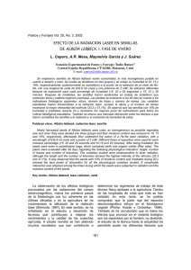 EFECTO DE LA RADIACION LASER EN SEMILLAS DE ALBIZIA