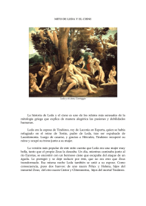 leda y el cisne mito - lenguayliteraturaconsolacion