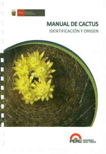 manual de cactus - Ministerio del Ambiente