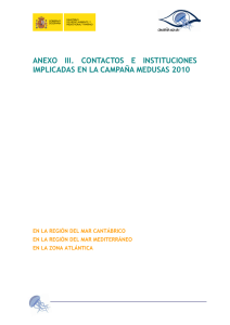 Anexo III - Contactos e instituciones implicadas en la