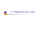 3.2 Mapping de IDL a Java