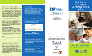 Deficiencia Inmunológica Combinada Severa