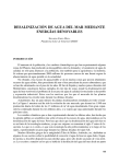 desalinización de agua del mar mediante energías renovables