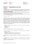 Práctica 7 – Programando en Java (3)