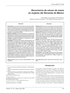 Recurrencia cáncer de mama.pmd