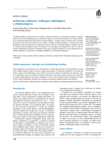 Enfisemas orbitarios: hallazgos radiol&oacute;gicos y