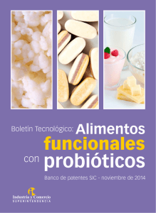 Alimentos funcionales con probióticos