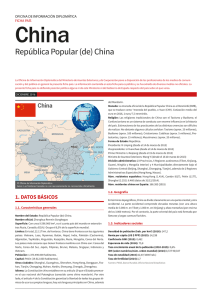 Ficha País China - Ministerio de Asuntos Exteriores y de Cooperación