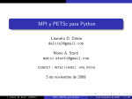 MPI y PETSc para Python