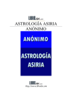 ASTROLOGÍA ASIRIA ANÓNIMO