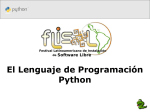 El Lenguaje de Programación Python