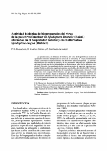 Actividad biol&oacute;gica de biopreparados del virus de la