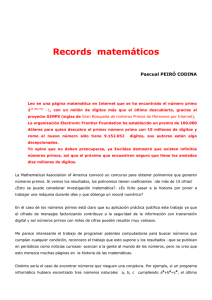 Records matemáticos
