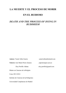 la muerte y el proceso de morir en el budismo death and the
