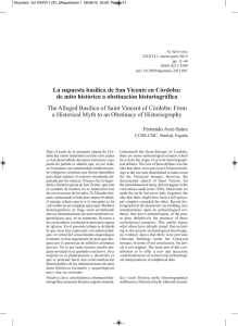 La supuesta bas&iacute;lica de San Vicente en C&oacute;rdoba - Revista Al