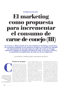 El marketing como propuesta para incrementar el consumo de