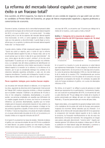 La reforma del mercado laboral español: ¿un enorme éxito o un