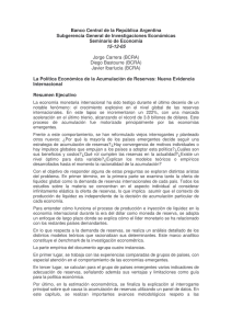 Banco Central de la República Argentina Subgerencia