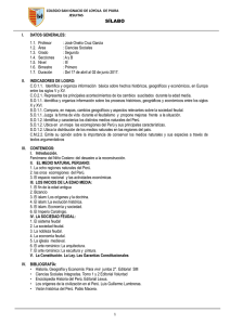 sílabo - Colegio San Ignacio de Loyola, Piura