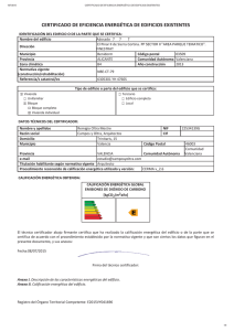 CERTIFICADO DE EFICIENCIA ENERG&Eacute;TICA DE EDIFICIOS