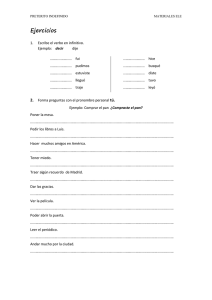 preterito indefinido