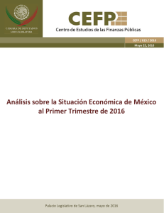 Análisis sobre la Situación Económica de México al Primer