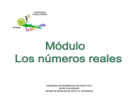 Números reales - Recinto de Arecibo