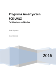 Programa Amartya Sen FCE UNLZ