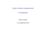 Lógica modal computacional Completitud