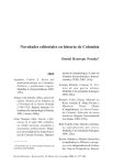 Novedades editoriales en historia de Colombia