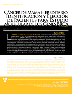 Cáncer de Mama Hereditario: Identificación y Elección de Pacientes