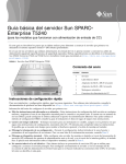 Guía básica del servidor Sun SPARC Enterprise T5240 (modelos de
