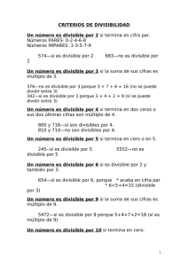 ejercicios de divisibilidad-mcd y mcm - tics-wedearmas