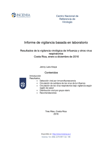 Informe Anual Virus respiratorios 2016