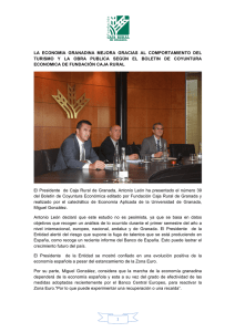 La economía granadina mejora gracias al comportamiento del