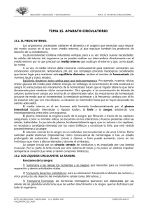 tema 15. aparato circulatorio
